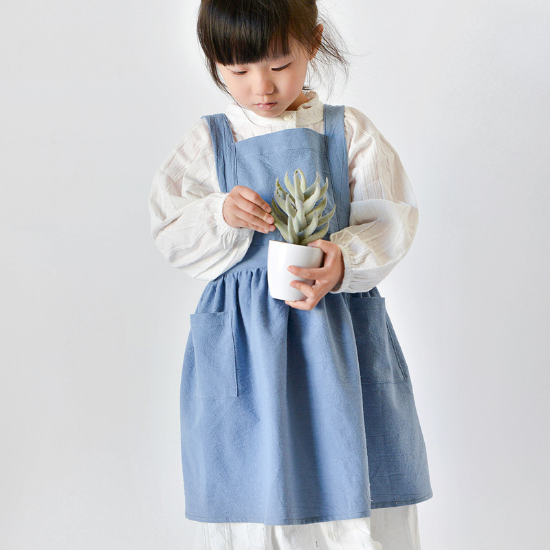 Kids Cotton Apron Dress Parent - đánh giá và giá Kids Outdoor Kitchen Accessories