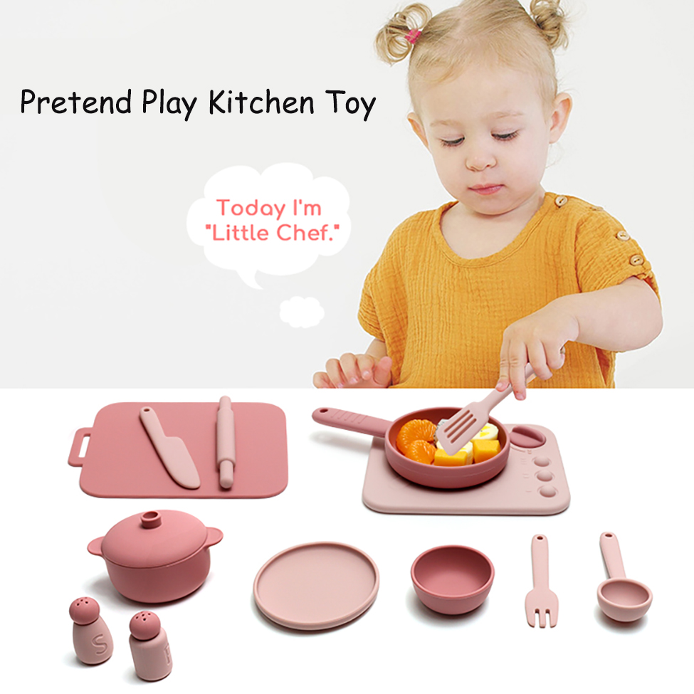 13 Pcs Set Silicone Cooking Pl - đánh giá và giá Kids Outdoor Kitchen Accessories